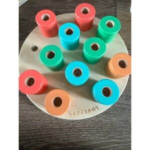 Lovevery Wooden Peg Board Puzzle Toy The Adventurer Play Kit Montessori Toddler